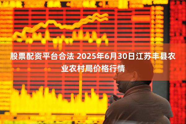 股票配资平台合法 2025年6月30日江苏丰县农业农村局价格行情