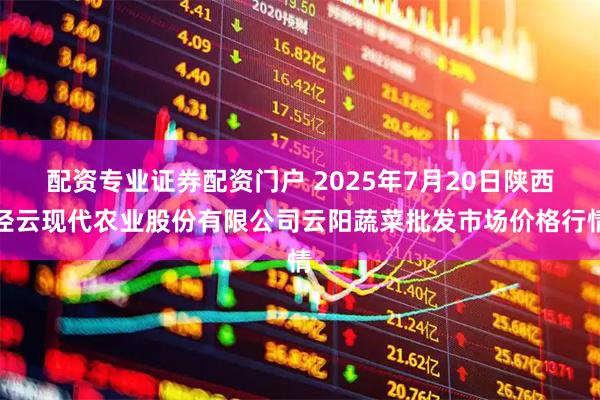 配资专业证券配资门户 2025年7月20日陕西泾云现代农业股份有限公司云阳蔬菜批发市场价格行情