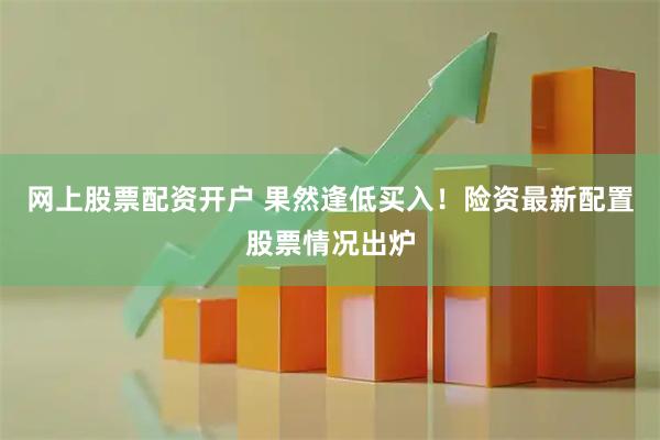 网上股票配资开户 果然逢低买入！险资最新配置股票情况出炉